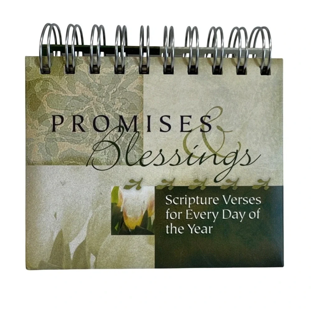 DaySpring Promises & Blessings Perpetual Flip Calendar Scripture Verses DS 16766